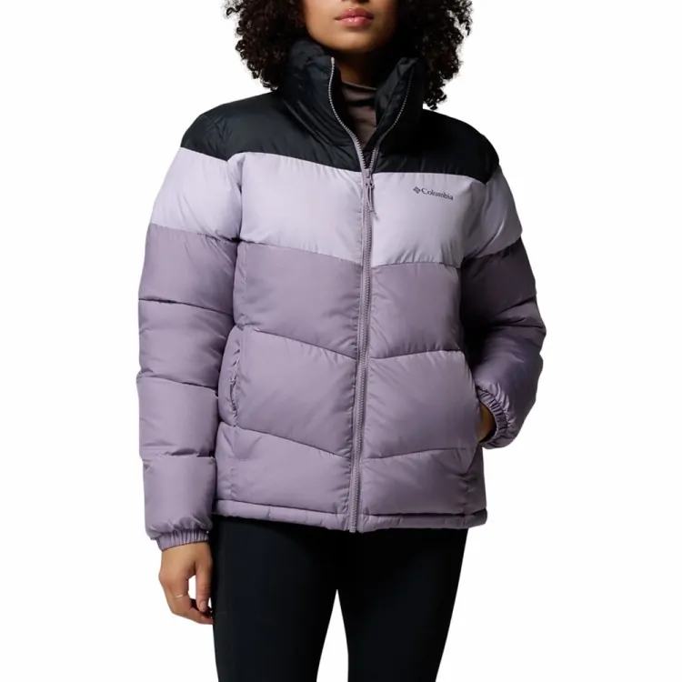 Куртка женская Columbia Puffect™ II Colorblock Jacket фиолетовая