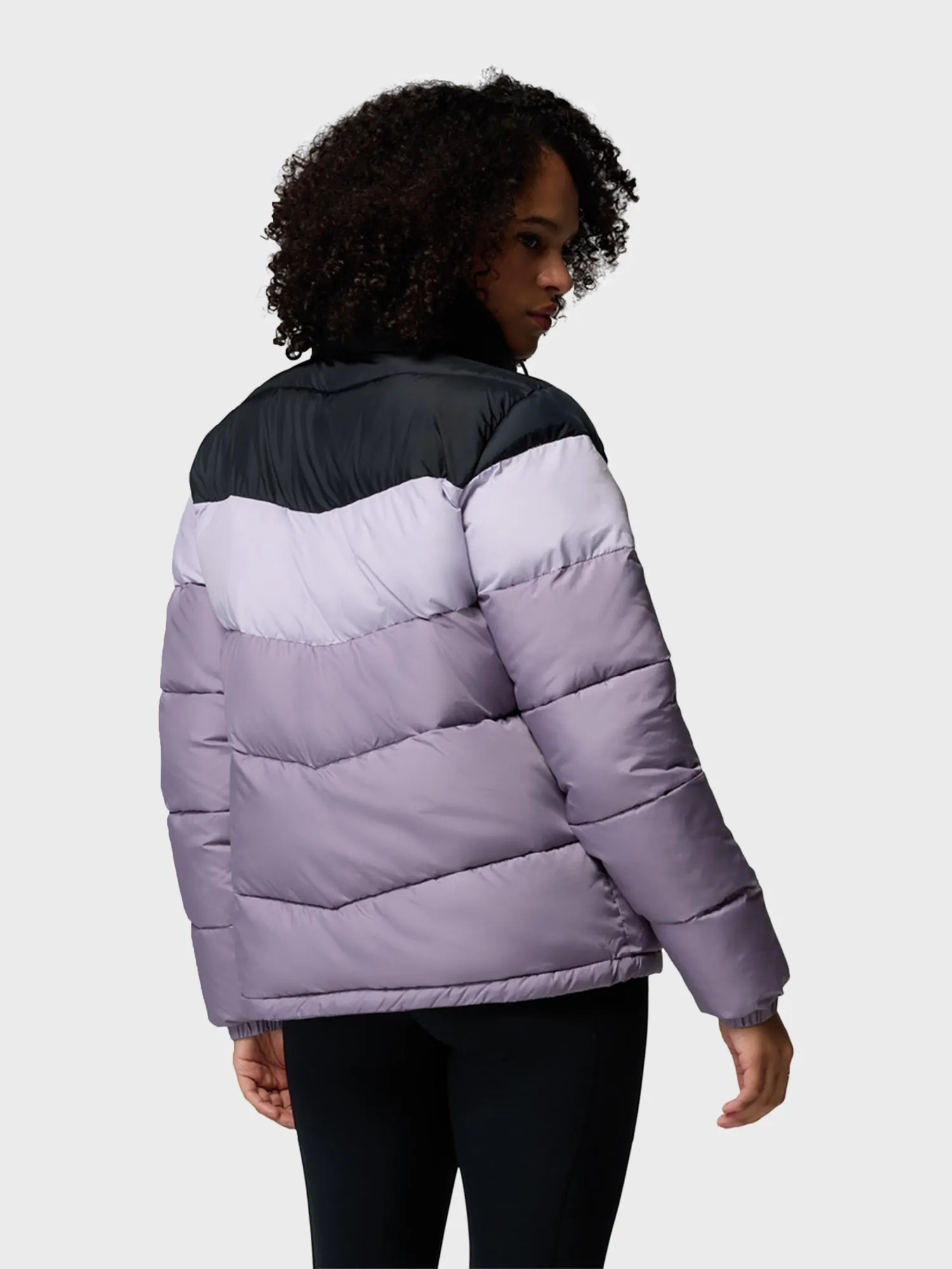 Куртка женская Columbia Puffect™ II Colorblock Jacket фиолетовая