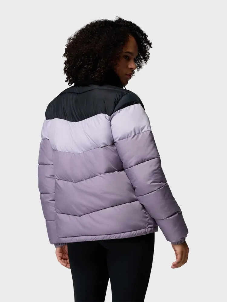 Куртка женская Columbia Puffect™ II Colorblock Jacket фиолетовая