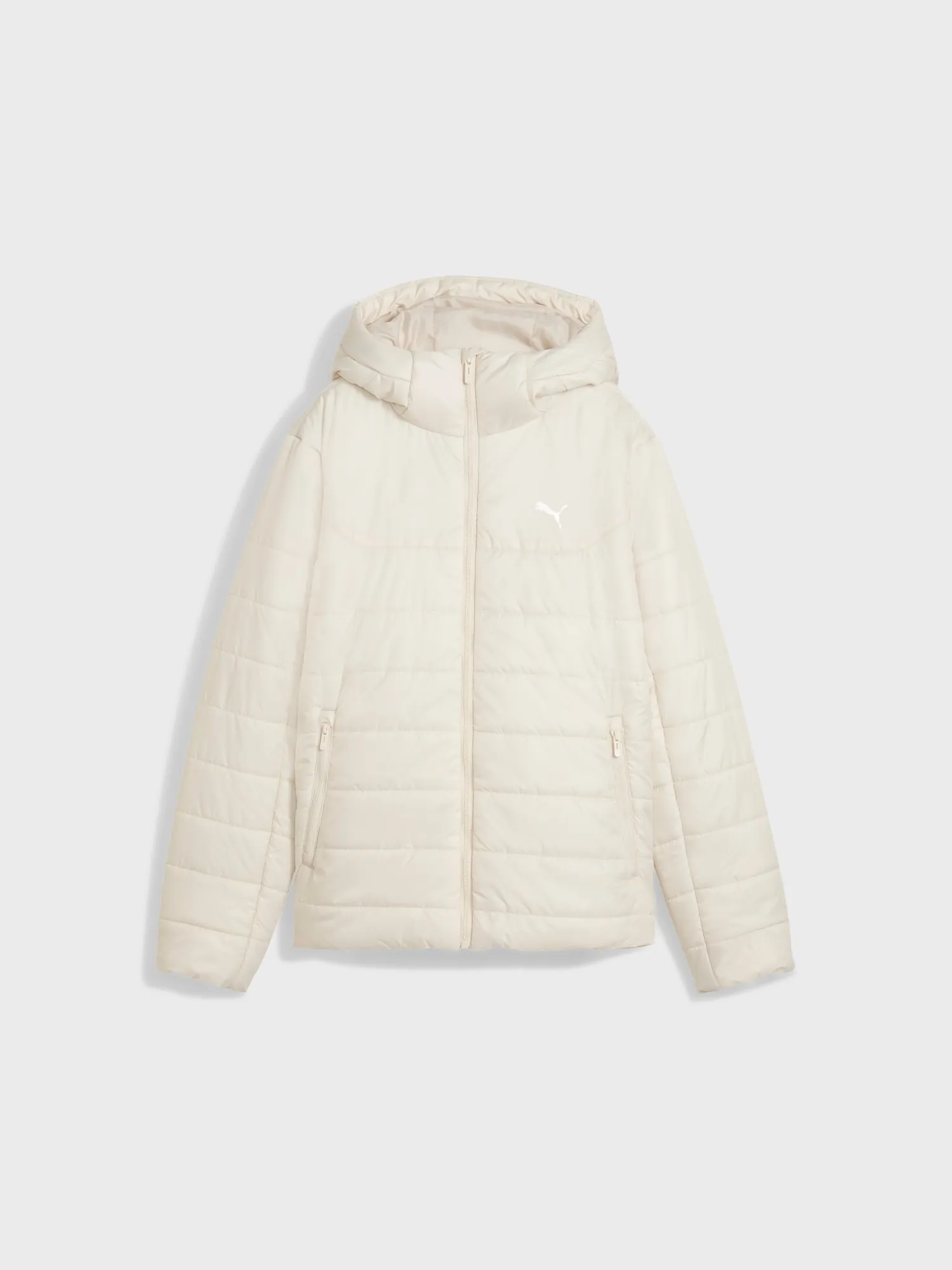 Куртка женская Puma ESS Hooded Padded Jacket молочная 68523187