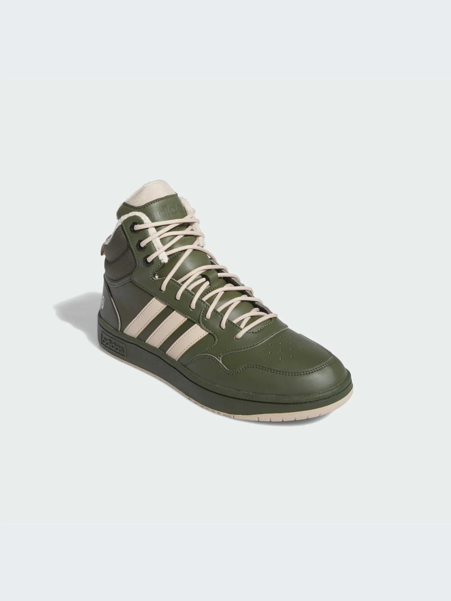 Кросівки чоловічі Adidas HOOPS 3.0 MID WTR оливкові IH0163 купити