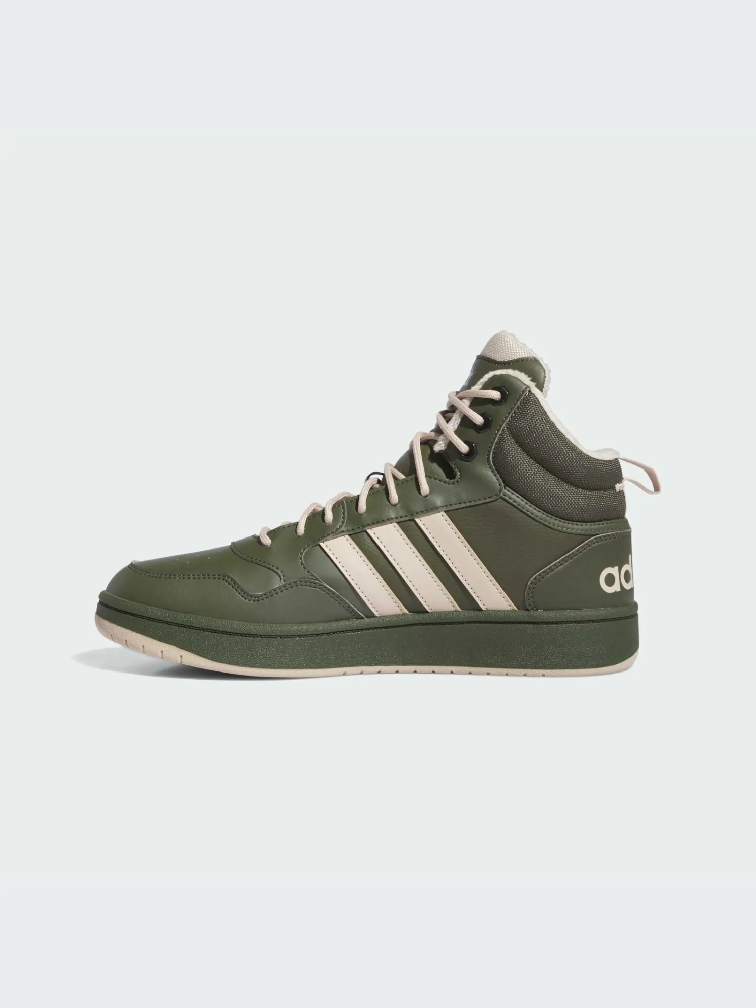 Кроссовки мужские Adidas HOOPS 3.0 MID WTR оливковые IH0163 купить