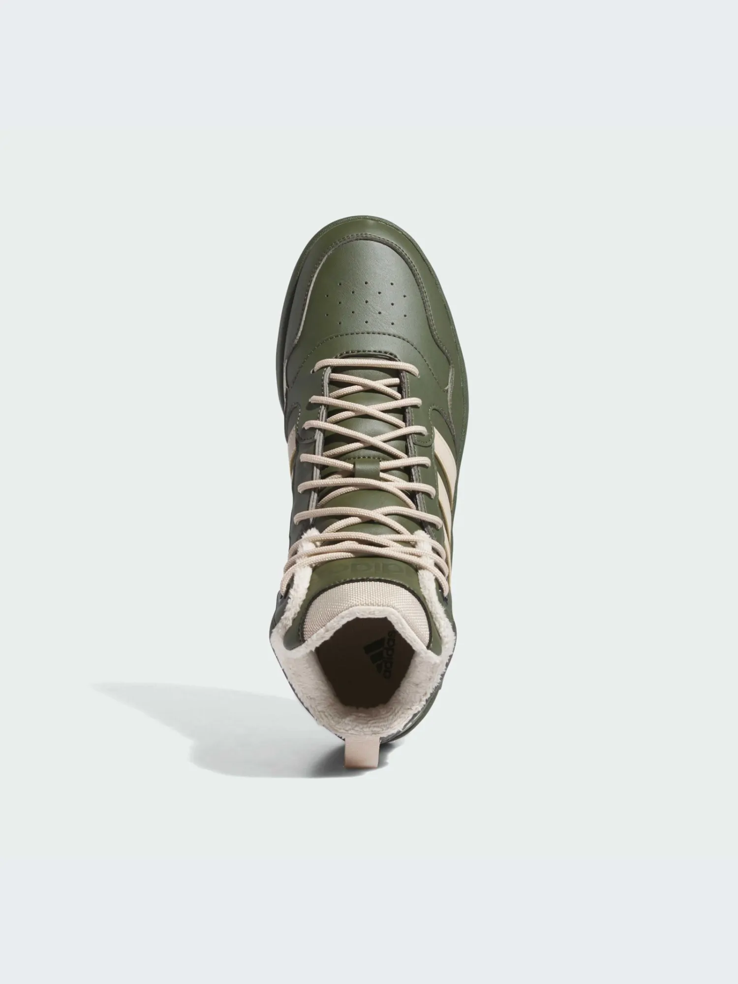 Кросівки чоловічі Adidas HOOPS 3.0 MID WTR оливкові IH0163 купити