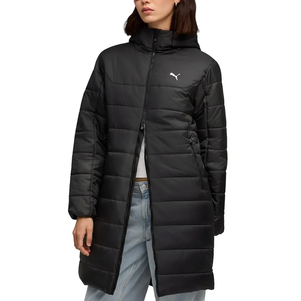 Куртка женская Puma ESS Hooded Padded Parka черная 68523201 купить