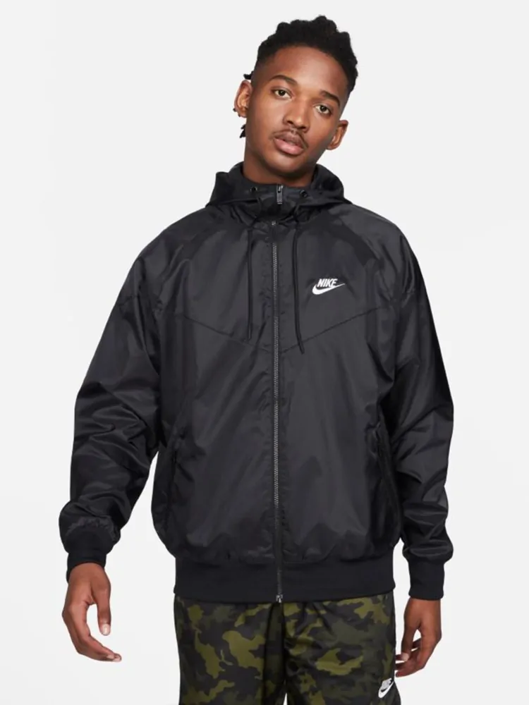 Вітрівка чоловіча Nike M NK WVN LND WR HD JKT чорна DA0001-010
