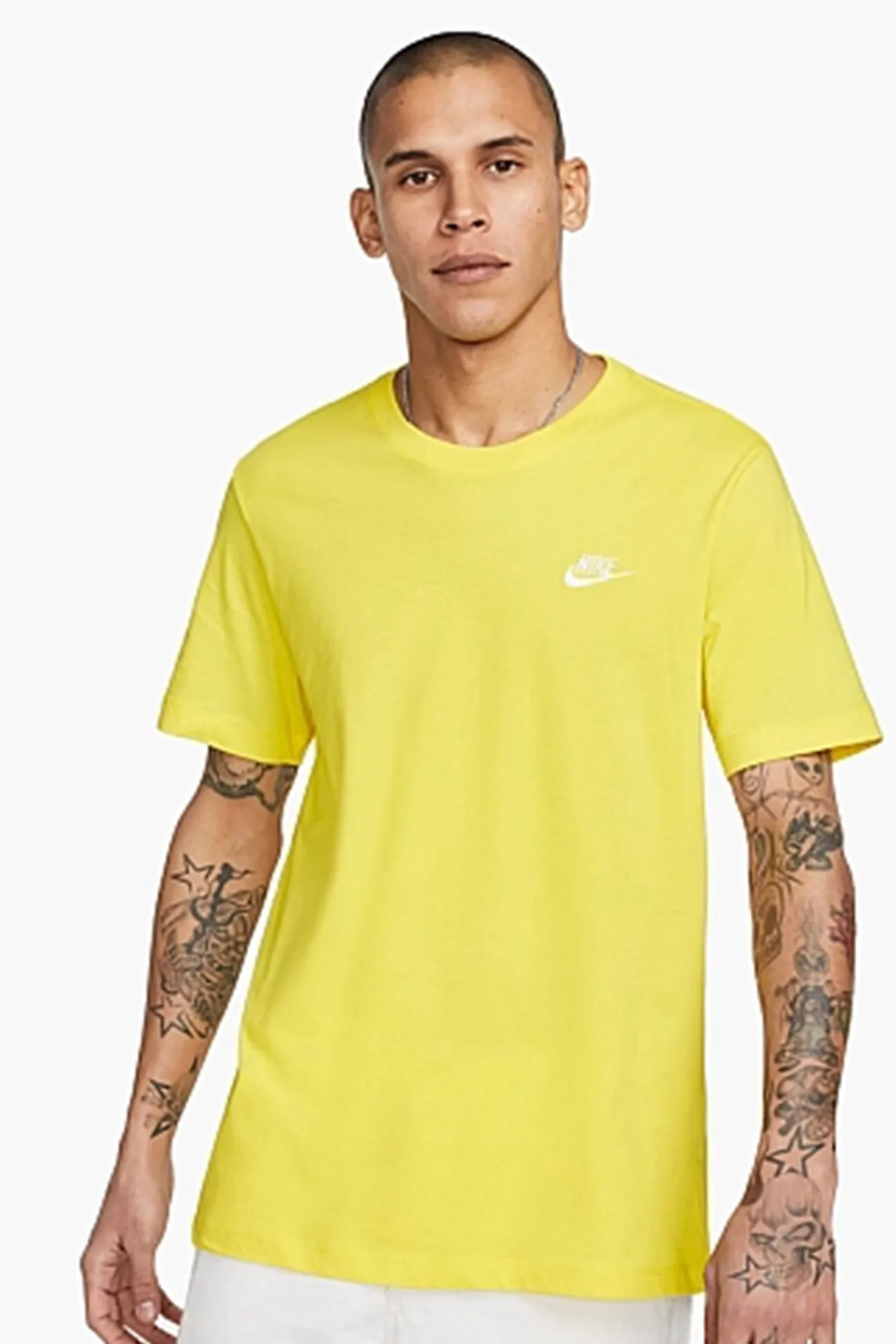 Футболка мужская Nike M NSW CLUB TEE желтая AR4997-732 купить в