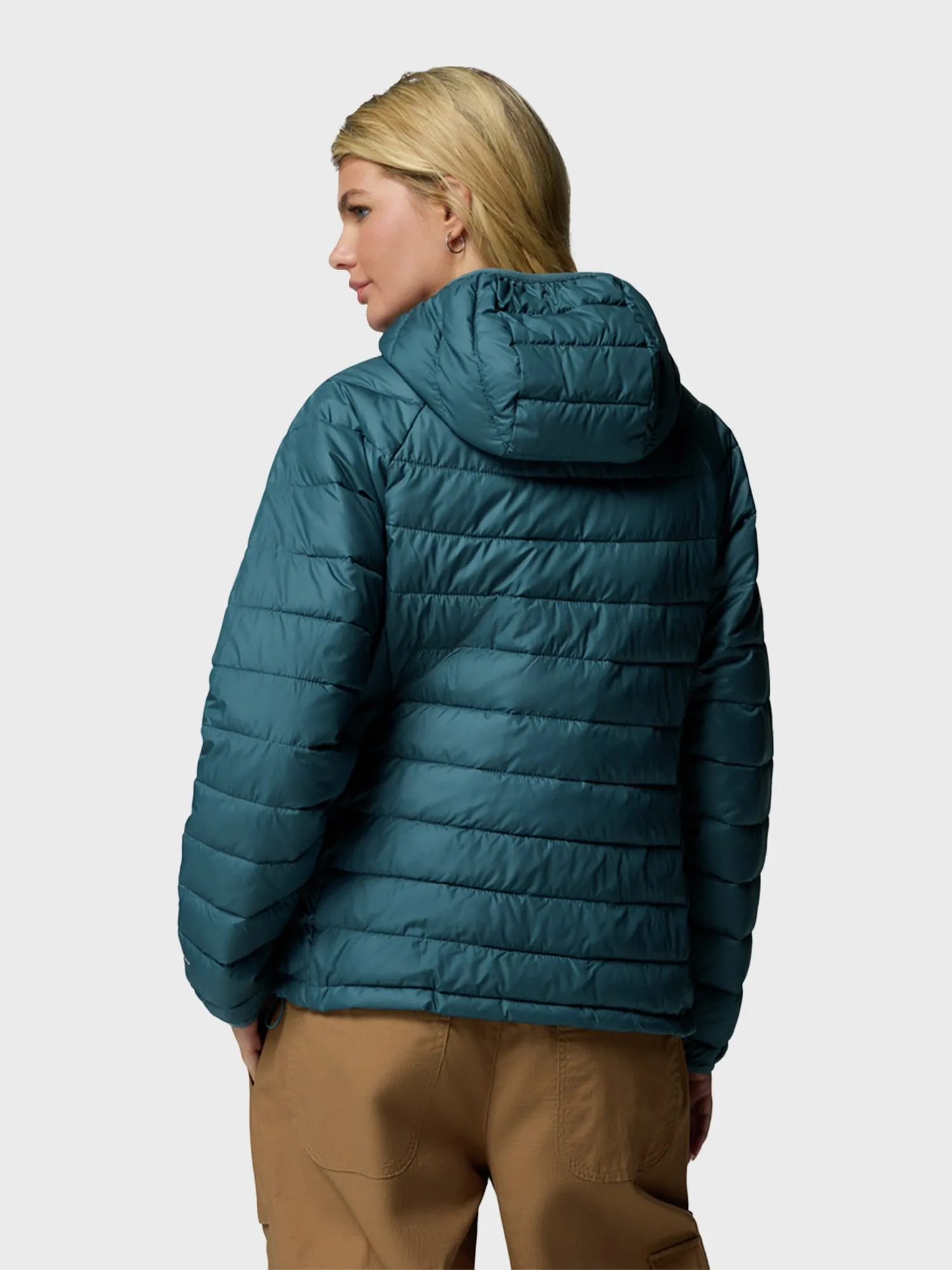 Куртка женская Columbia Powder Lite™ II Hooded Jacket бирюзовая