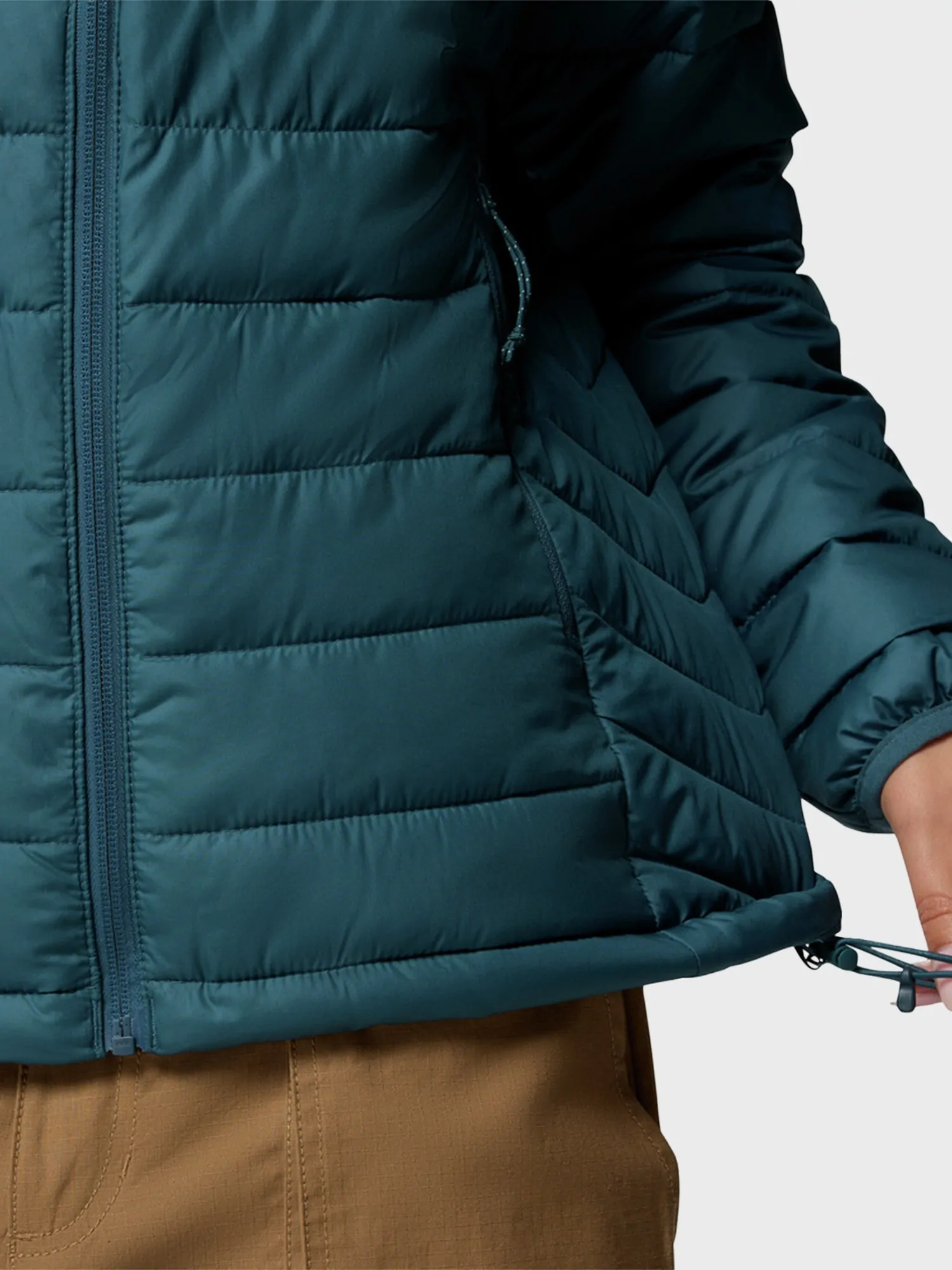 Куртка женская Columbia Powder Lite™ II Hooded Jacket бирюзовая