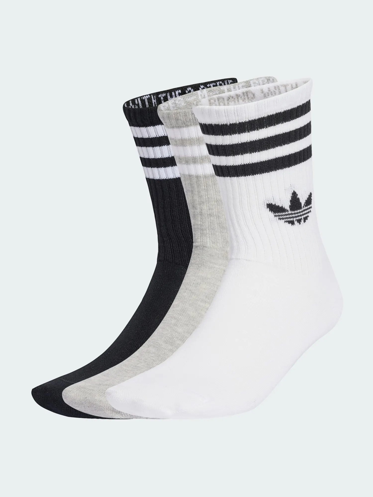 Носки Adidas 3S CREW S 3P мультицвет JV7403 купить в Киеве в