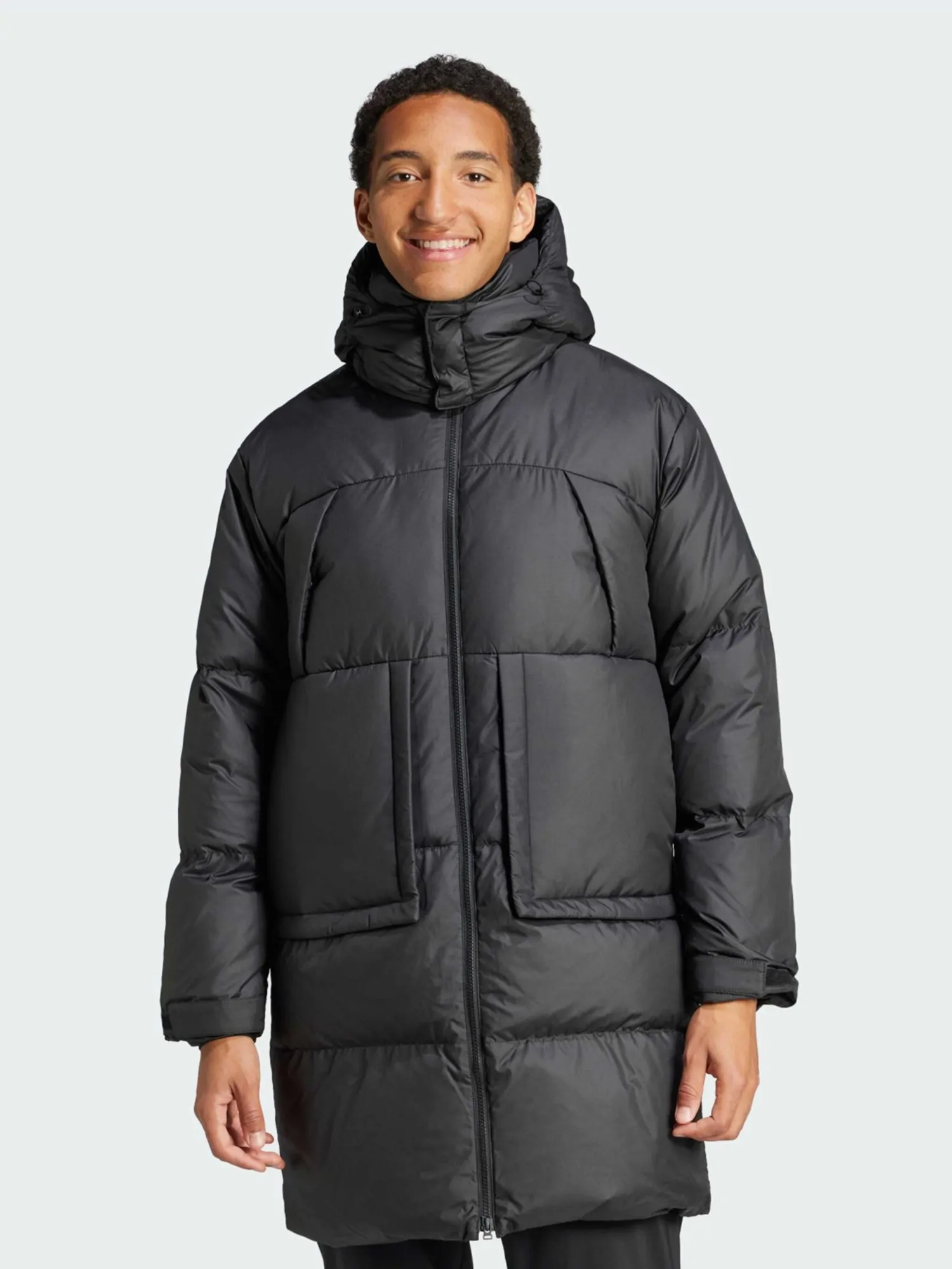 Куртка чоловіча Adidas BIG BAFFLE C чорна IV9775 купити в Києві в