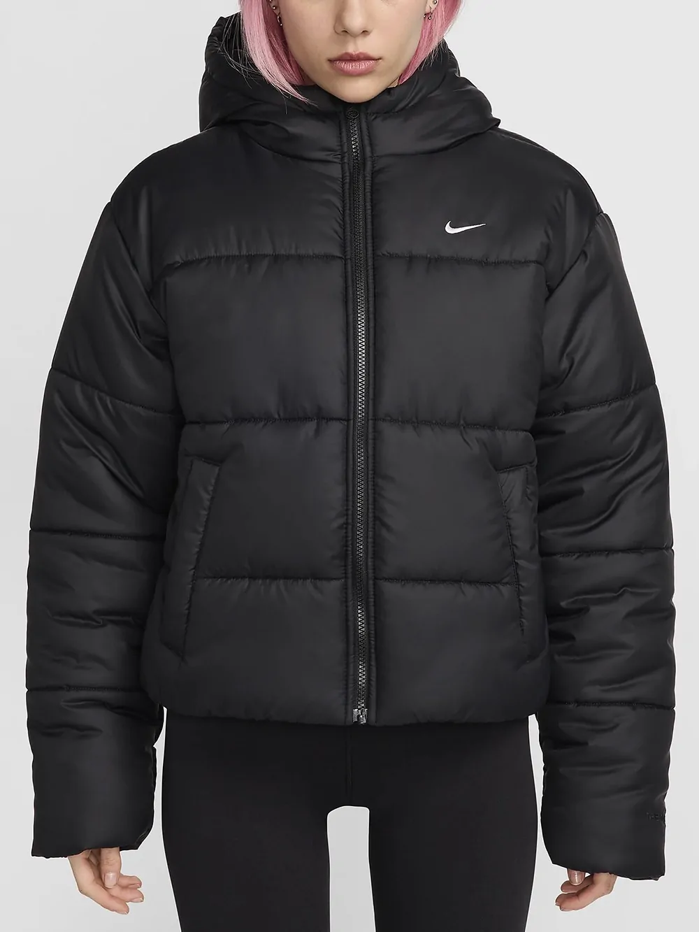 Куртка жіноча Nike W NSW TF SYNFL NK CLSC PFR чорна FZ5899-010