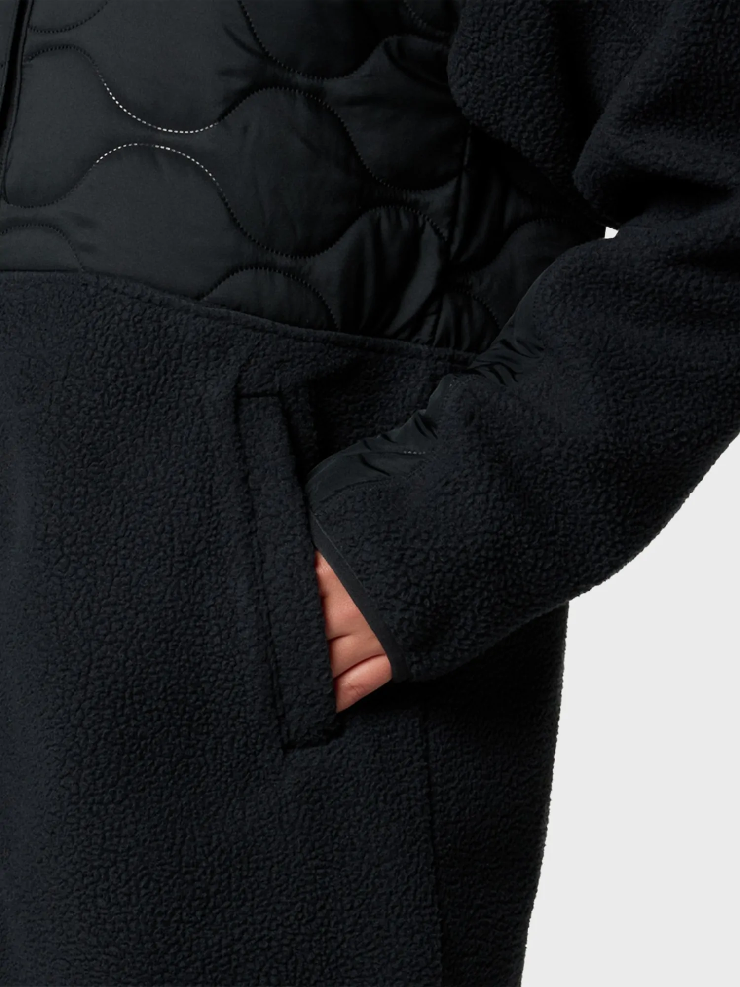 Куртка женская Columbia Cloud Point™ Long Fleece черная 2095081