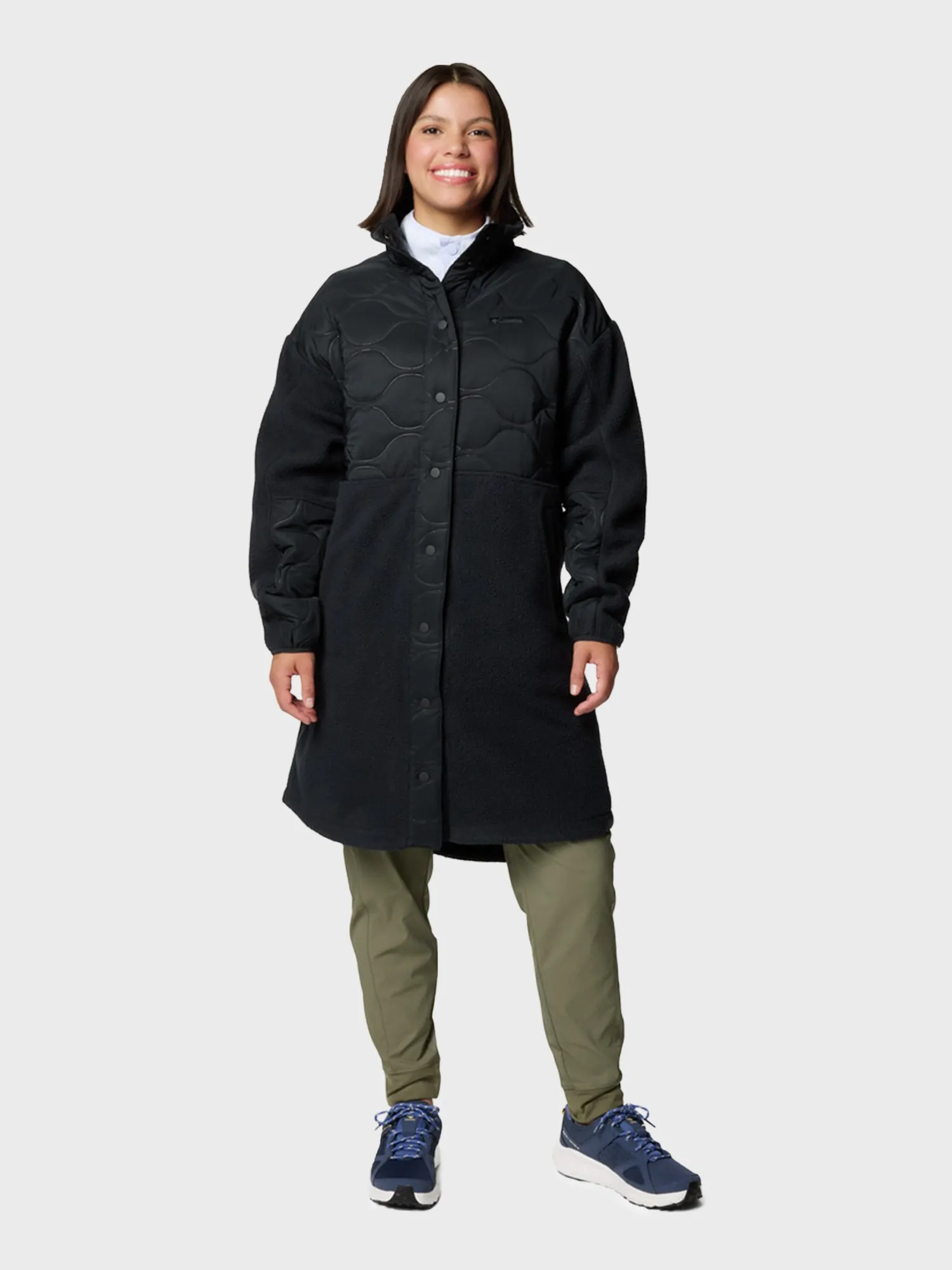 Куртка жіноча Columbia Cloud Point™ Long Fleece чорна 2095081-010 Куртка жіноча Columbia Cloud Point™ Long Fleece чорна 2095081-010