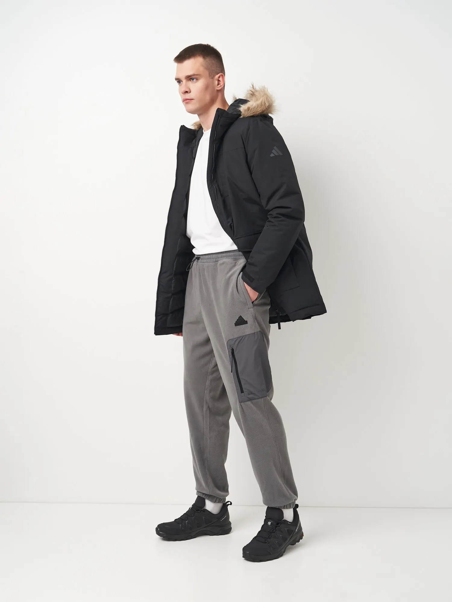 Куртка чоловіча Adidas PAVERIC FUR PAR чорна IX8888 купити в Києві