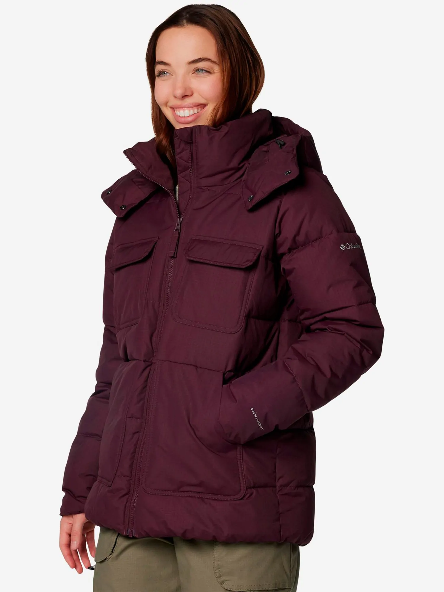 ジャケット・アウター PASSPORT Ripstop Zip Hood Bone M Куртка жіноча Columbia Longhorn Ridge™ Insulated Jacket бордова