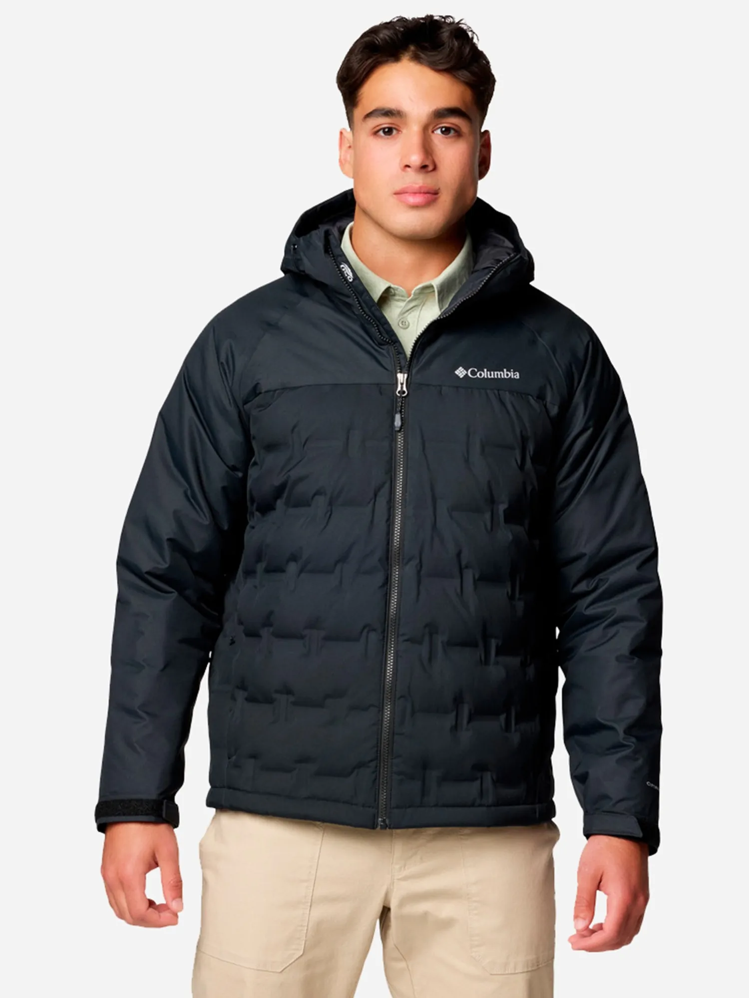 Куртка мужская Columbia Grand Trek™ III Down Hooded Jacket черная