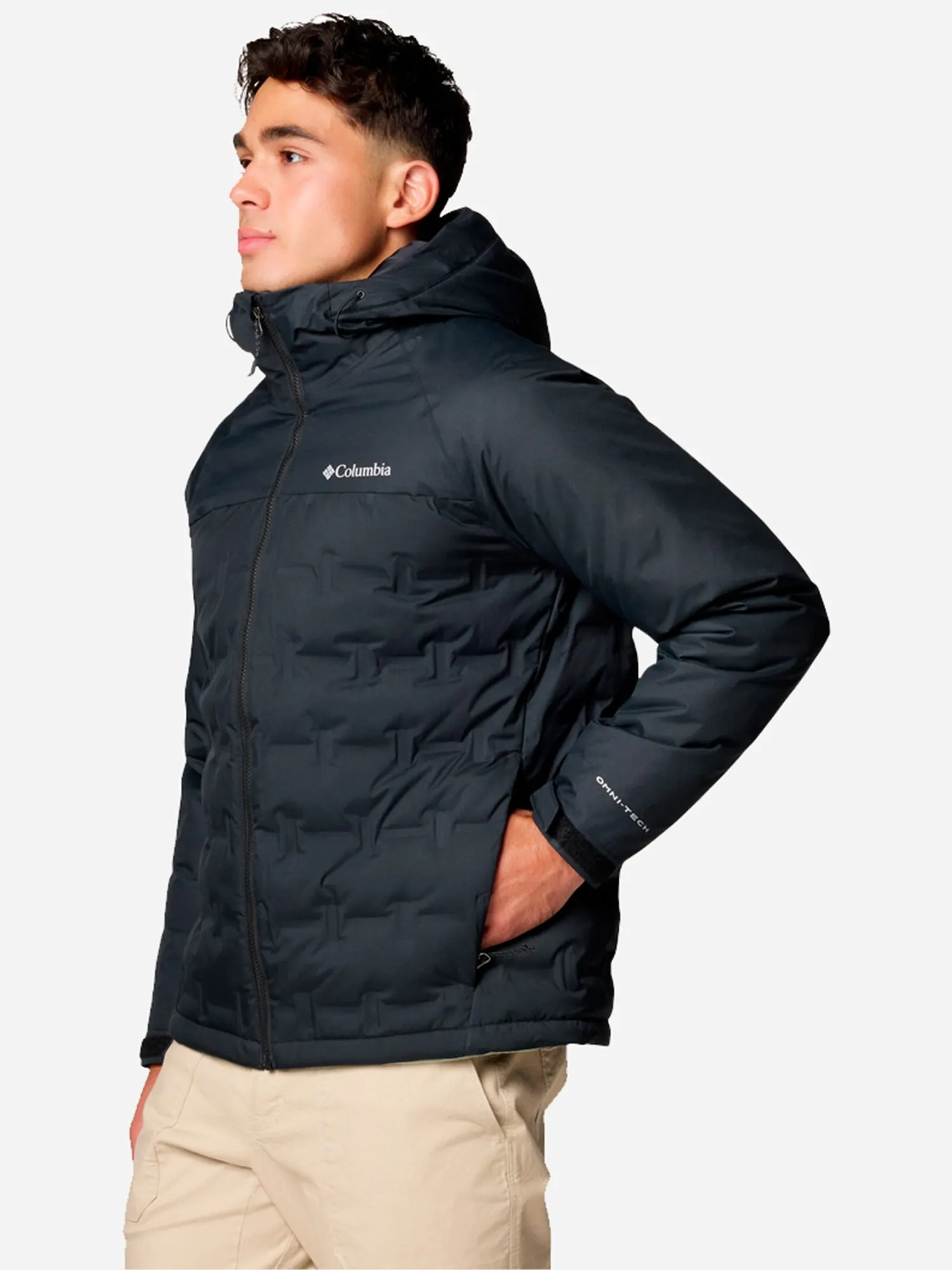 Куртка мужская Columbia Grand Trek™ III Down Hooded Jacket черная