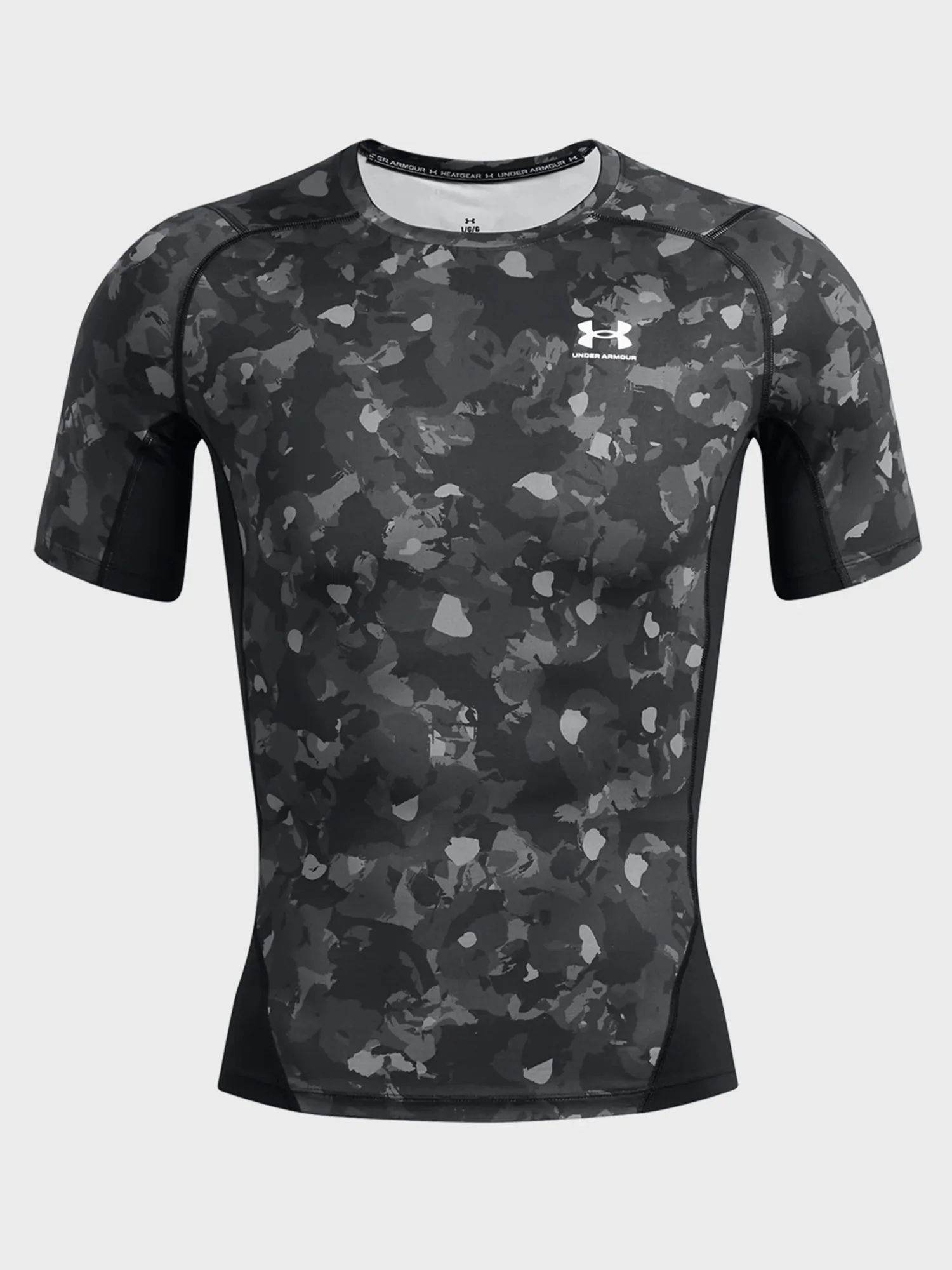 Футболка чоловіча Under Armour UA HG Armour Prtd SS чорна 1386937