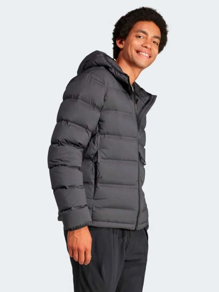 Куртка мужская Adidas HELIONIC S HO J графитовая IK3174 купить в