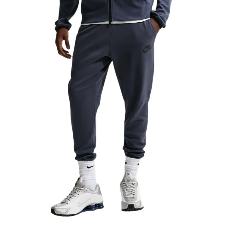 Толстовка мужская Nike M NSW TE FZ FLC HOODIE синяя DD5284-437