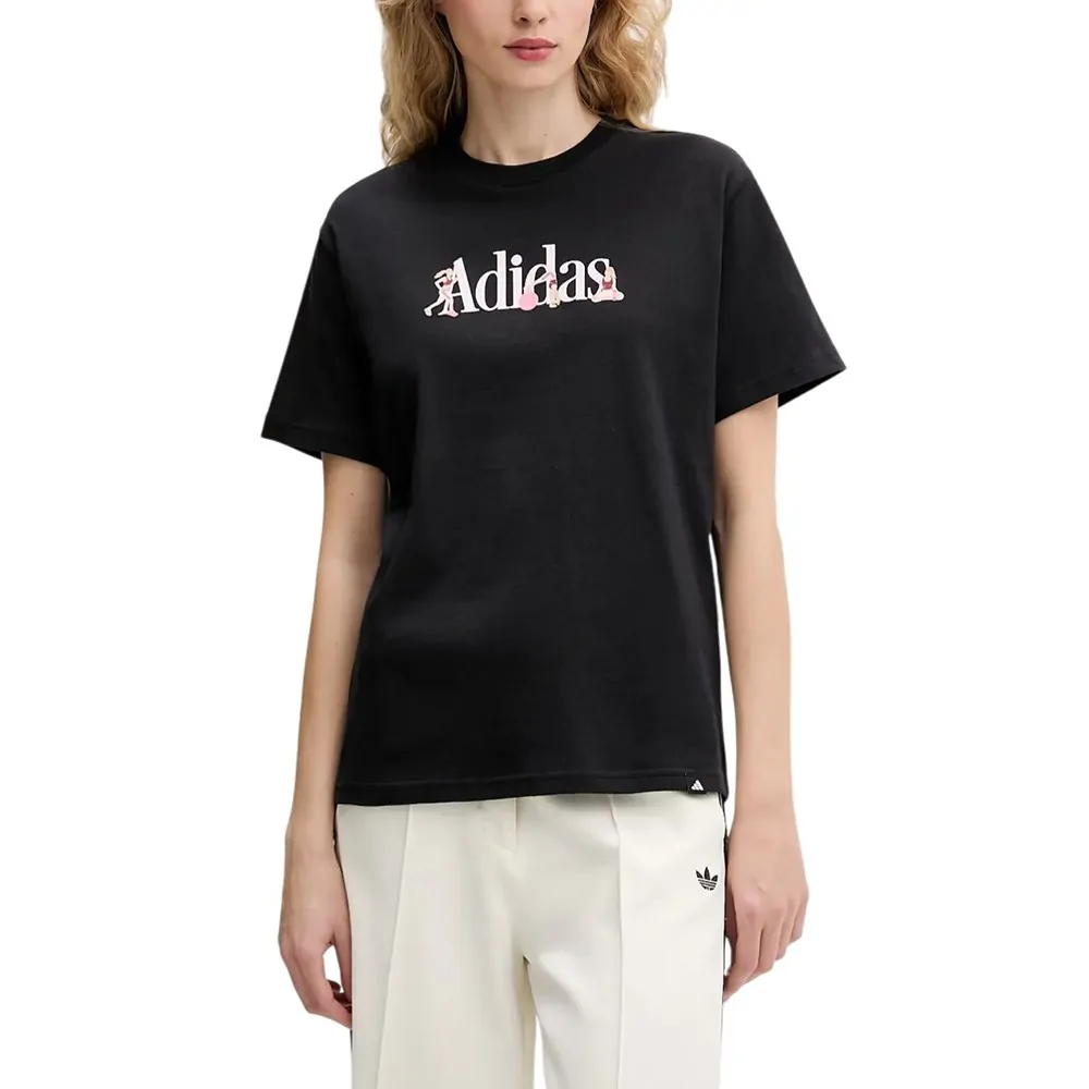 Футболка жіноча Adidas SOFT SPORT T чорна JZ7894 купити в Києві в