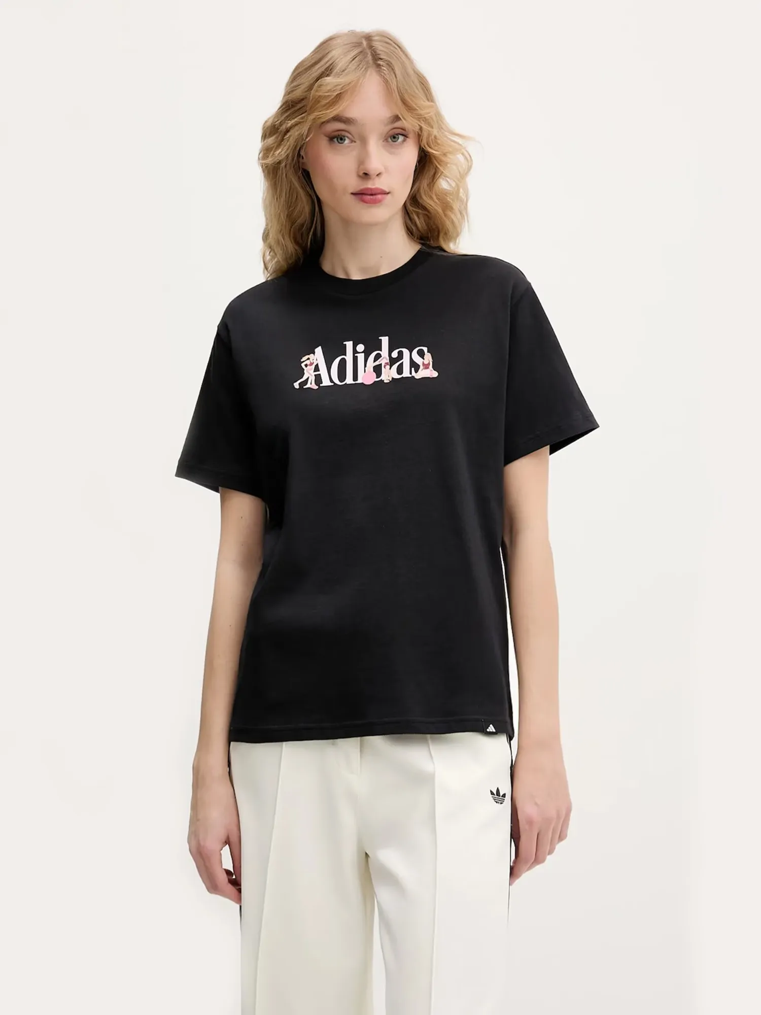 Футболка жіноча Adidas SOFT SPORT T чорна JZ7894 купити в Києві в