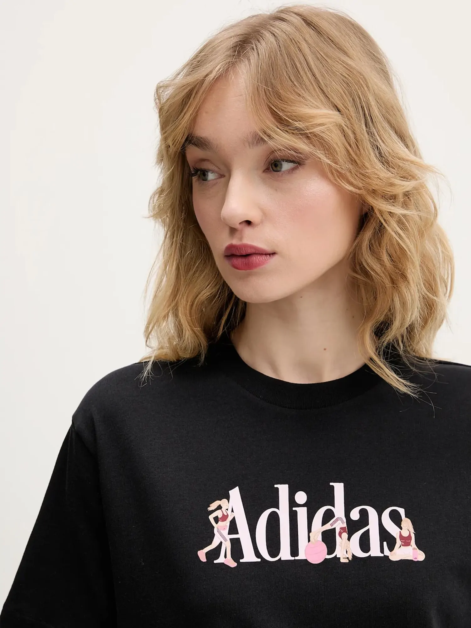 Футболка жіноча Adidas SOFT SPORT T чорна JZ7894 купити в Києві в