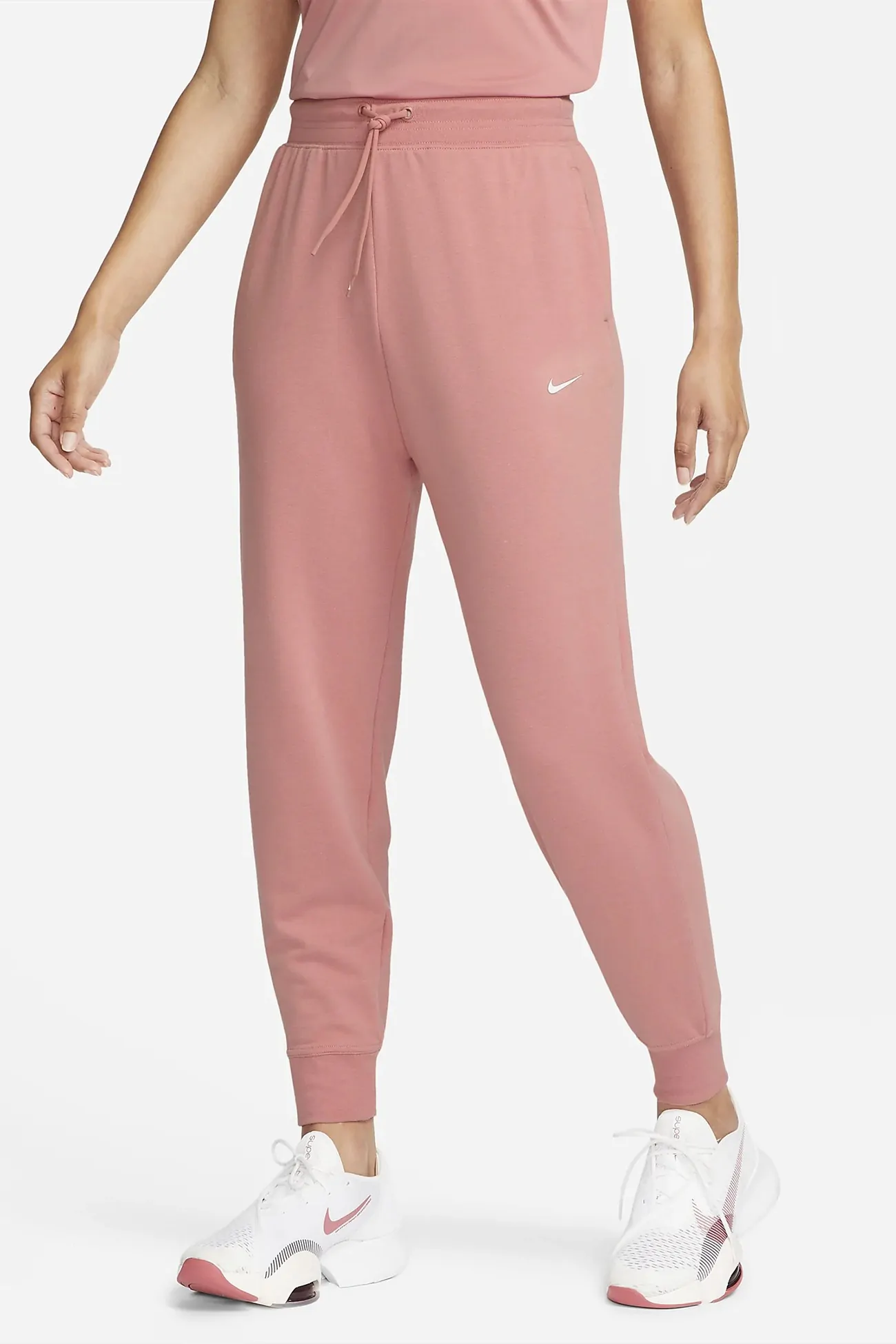 Штани жіночі Nike W NK ONE DF JOGGER PANT рожеві FB5434-618 купити