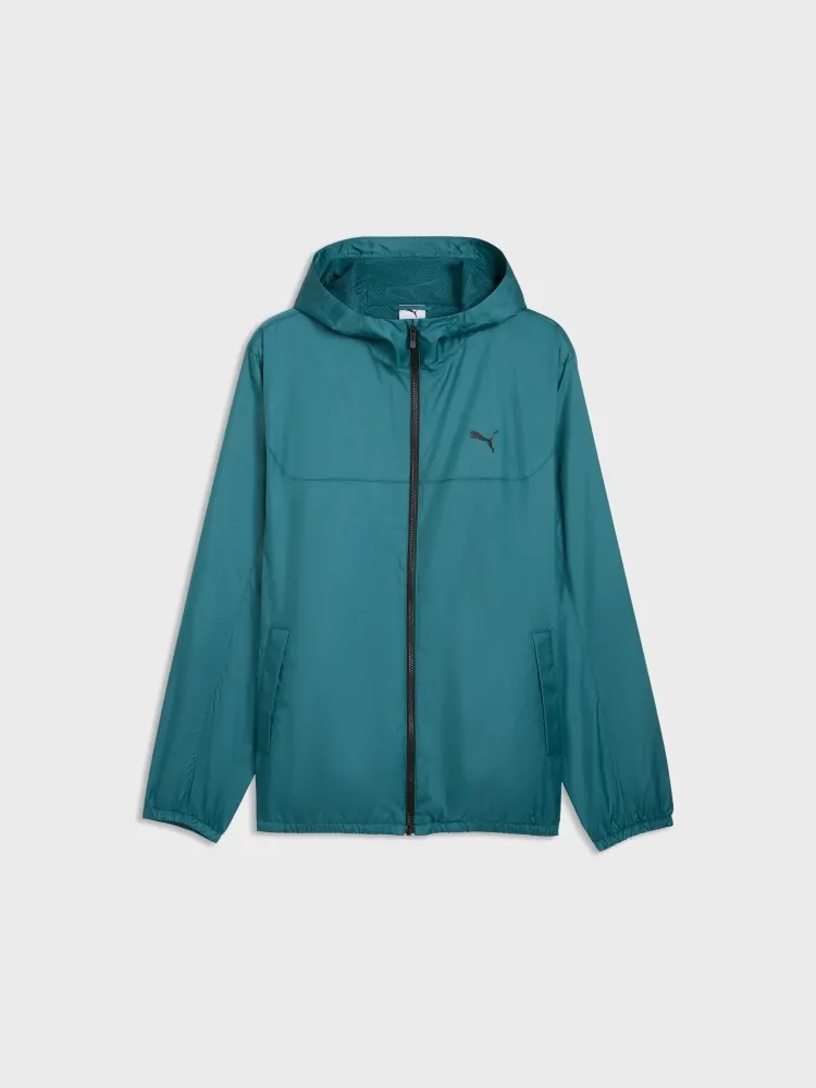 Puma 国見ウィンドブレーカー Ветровка мужская Puma Ess Regular Windbreaker зеленая 68462541