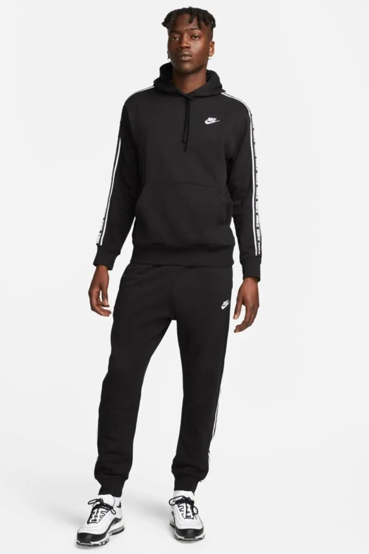 Костюм мужской Nike M NK CLUB FLC GX HD TRK SUIT черный FB7296-010