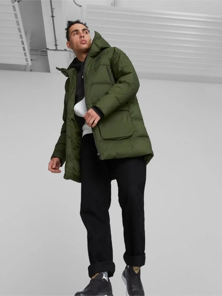 Куртка чоловіча Puma Protective Hooded Down Coat хакі 67537831