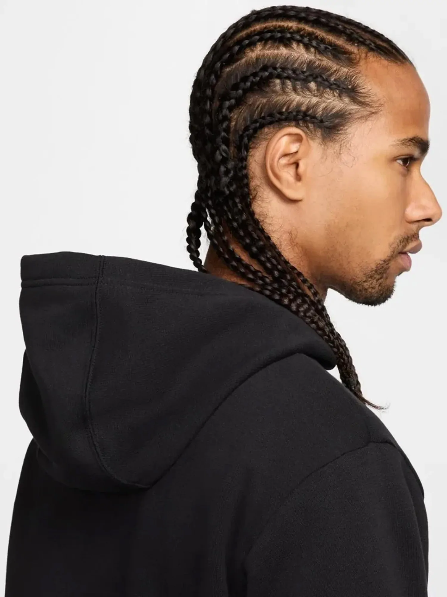 Толстовка мужская Nike M NSW SW AIR PO HOODY FLC BB черная HM0175