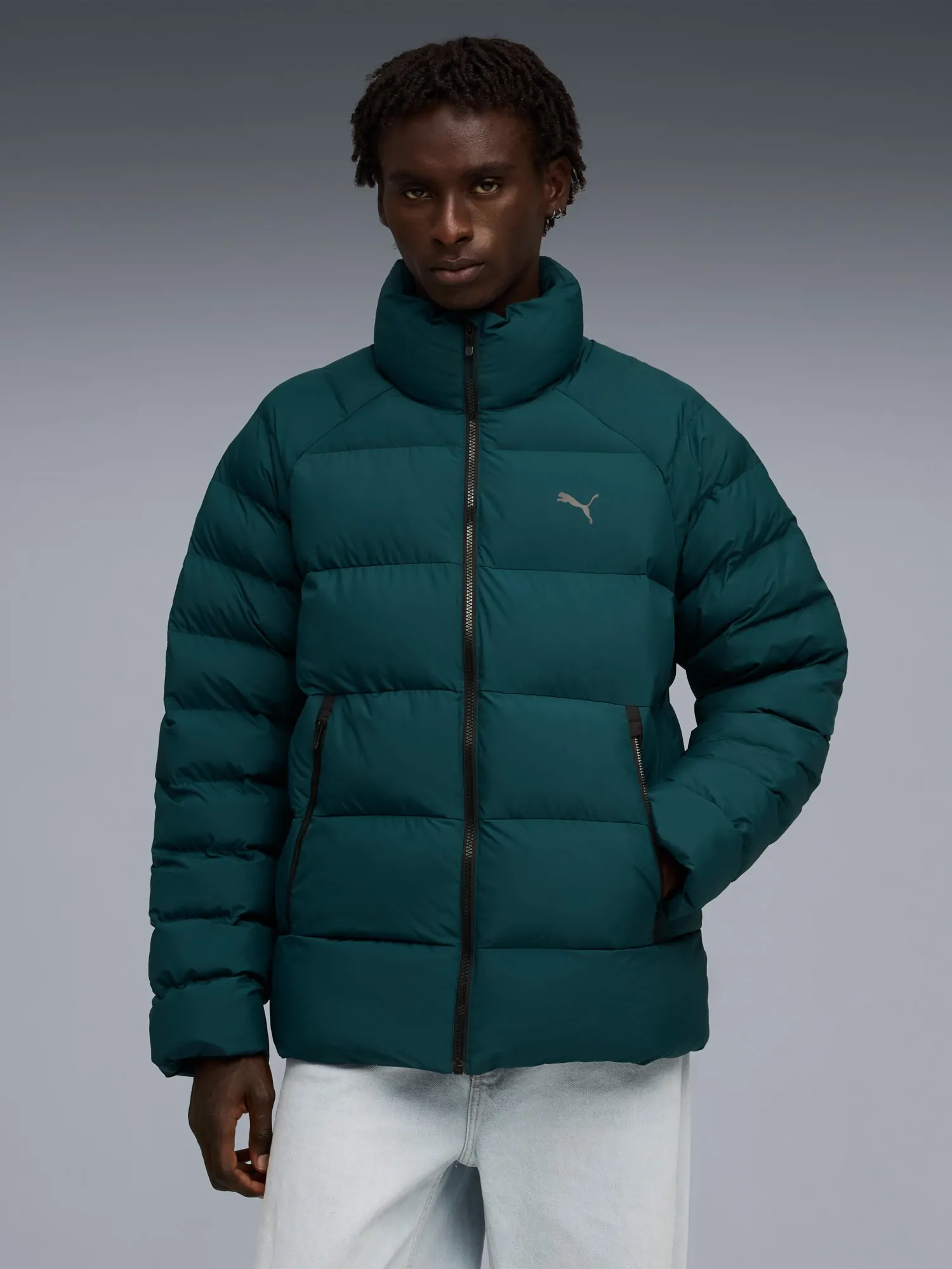 Куртка чоловіча Puma Mono Jacket зелена 68837075 купити в Києві в