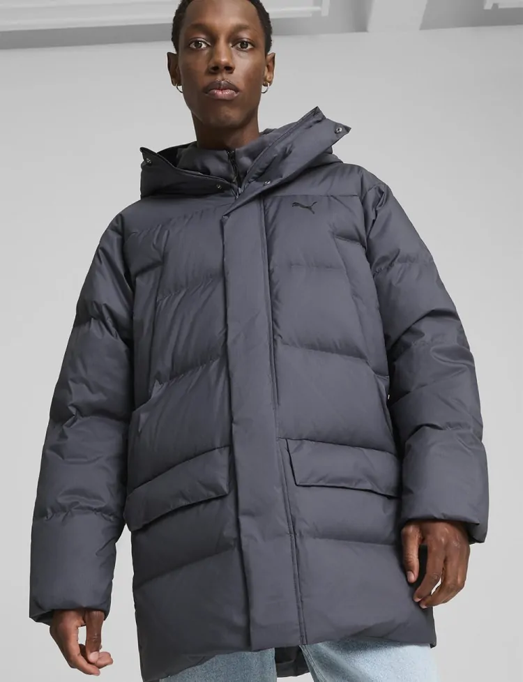 sページ　ダウン Куртка чоловіча Puma Protective Down Parka сіра 62646669 купити в
