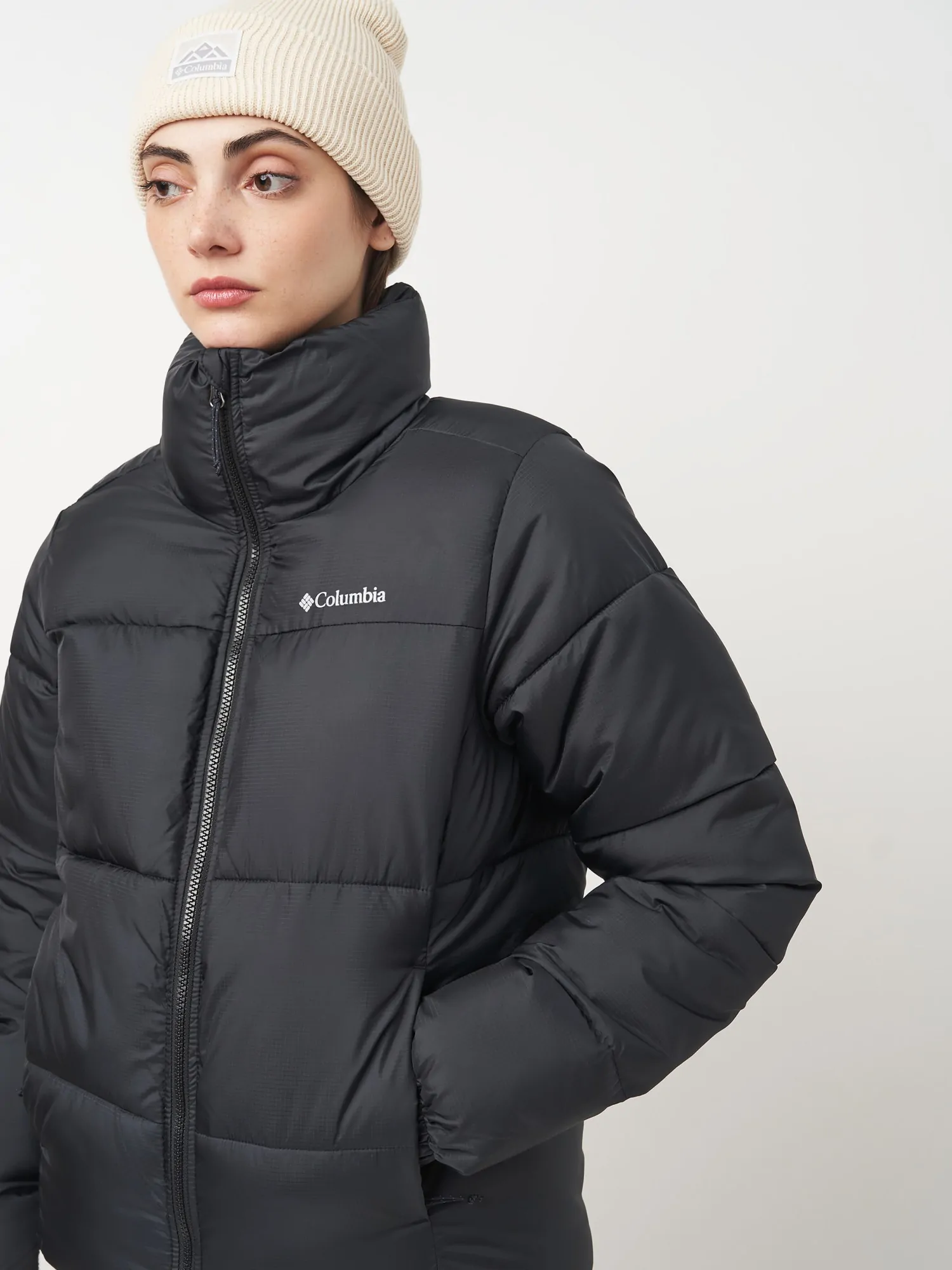 Куртка женская Columbia Puffect™ II Full Zip Jacket черная 2090291 Куртка женская Columbia Puffect™ II Full Zip Jacket черная 2090291