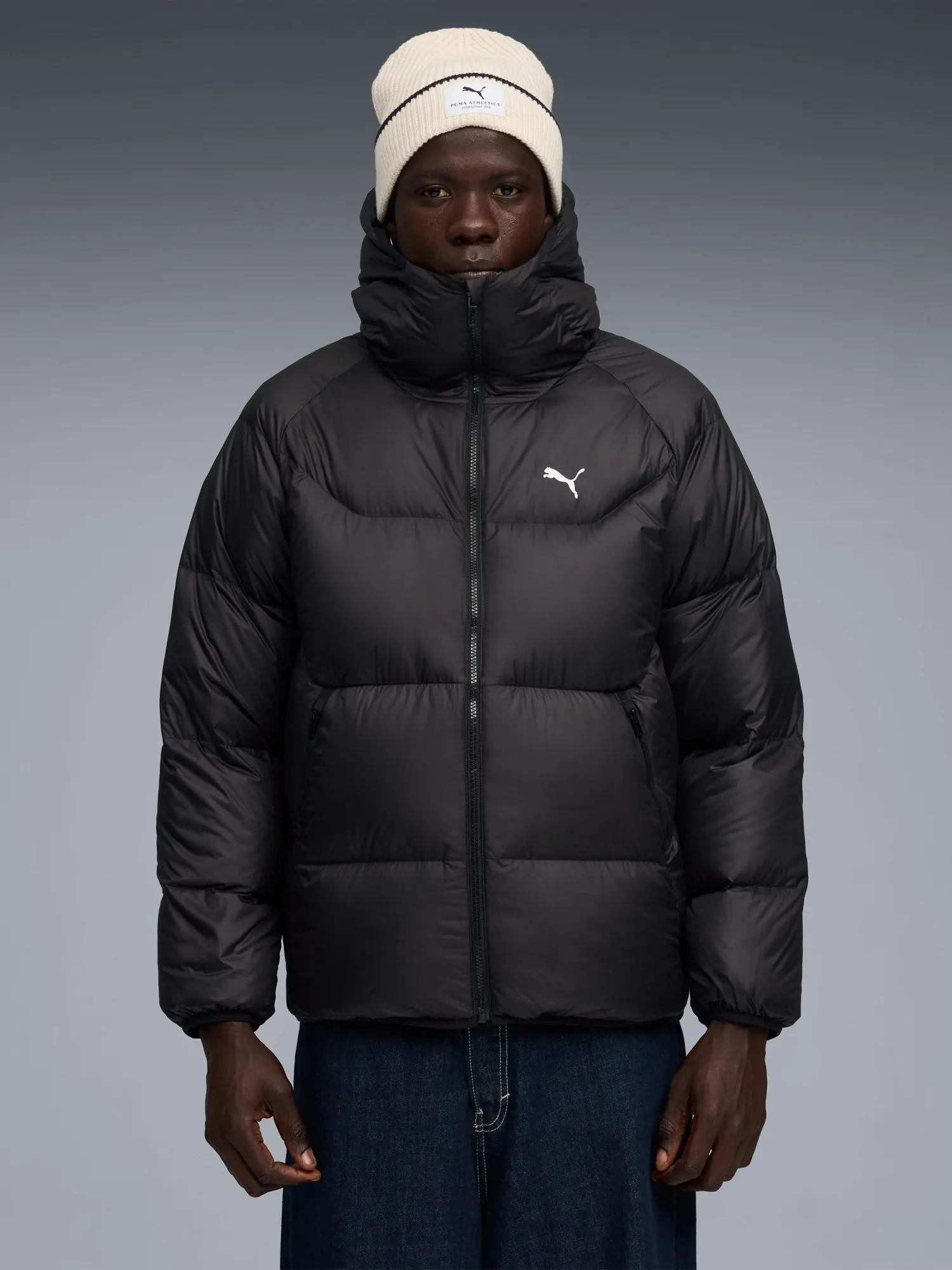 Куртка мужская Puma Hooded Down Puffer Jacket черная 68838201