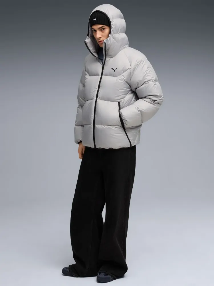 Куртка мужская Puma Hooded Down Puffer Jacket серая 68838263