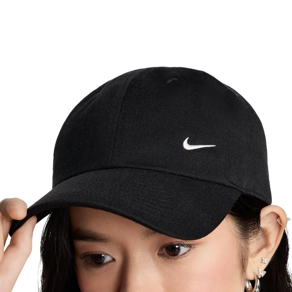 Бейсболка Nike U NK CLUB CAP U CB SM SWSH L чорна FZ5698-010