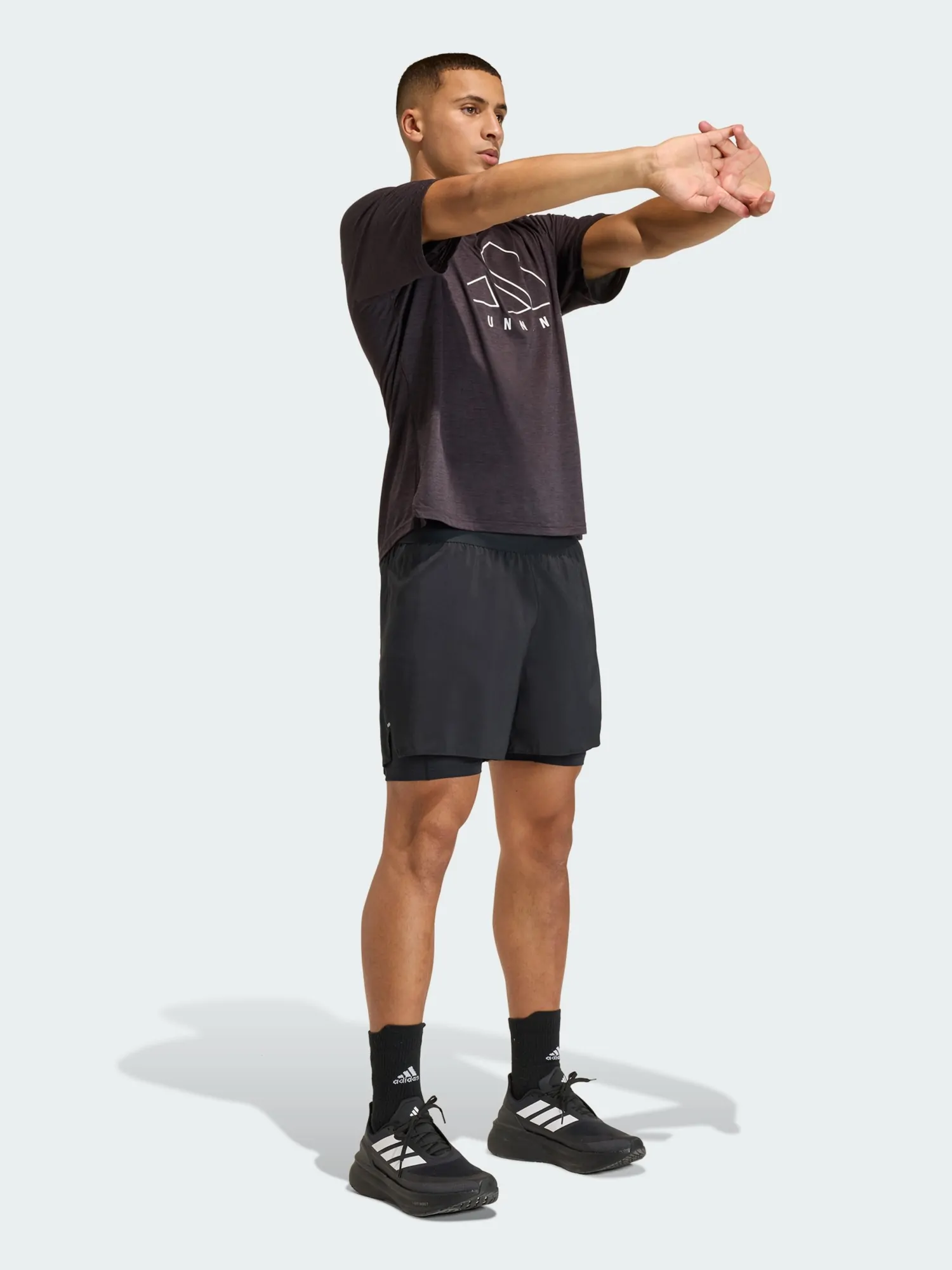 Шорты мужские Adidas Run Ess 21 S M черные KA4331 купить в Киеве в