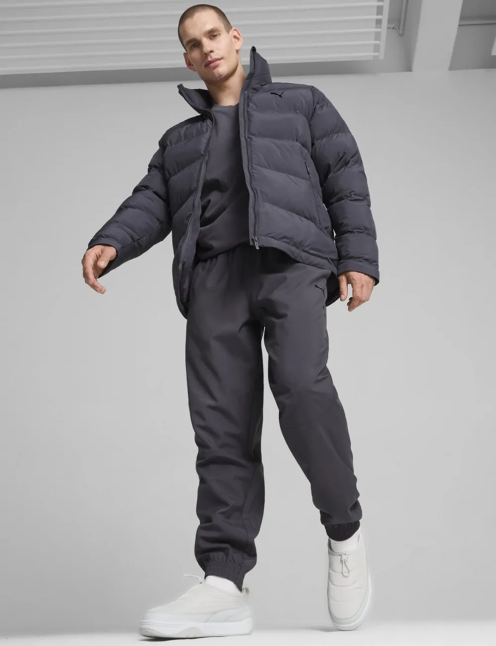 Куртка чоловіча Puma MONO Jacket сіра 62646969 купити в Києві в