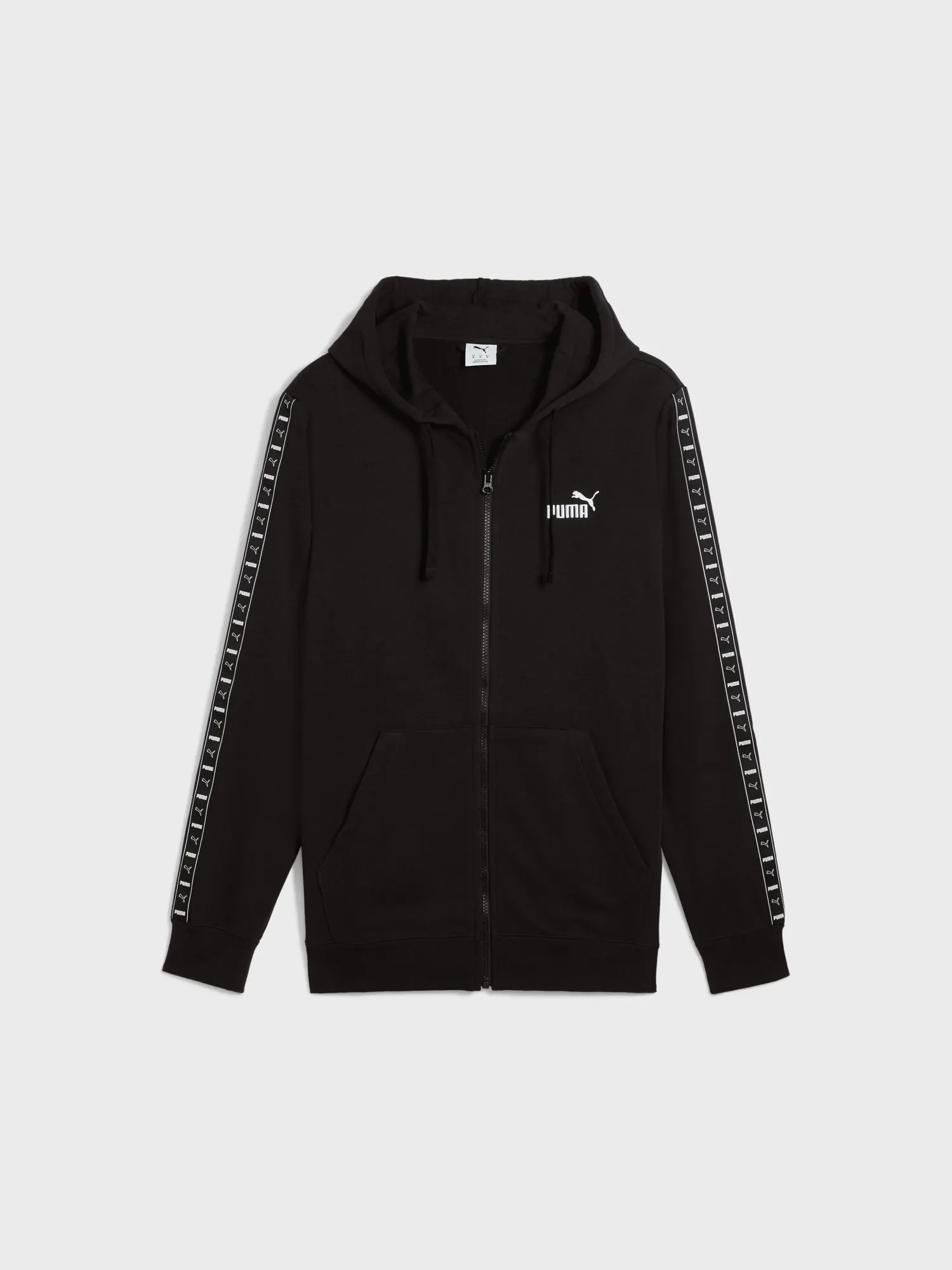 Толстовка мужская Puma ESS TAPE Full-Zip Hoodie черная 68467801