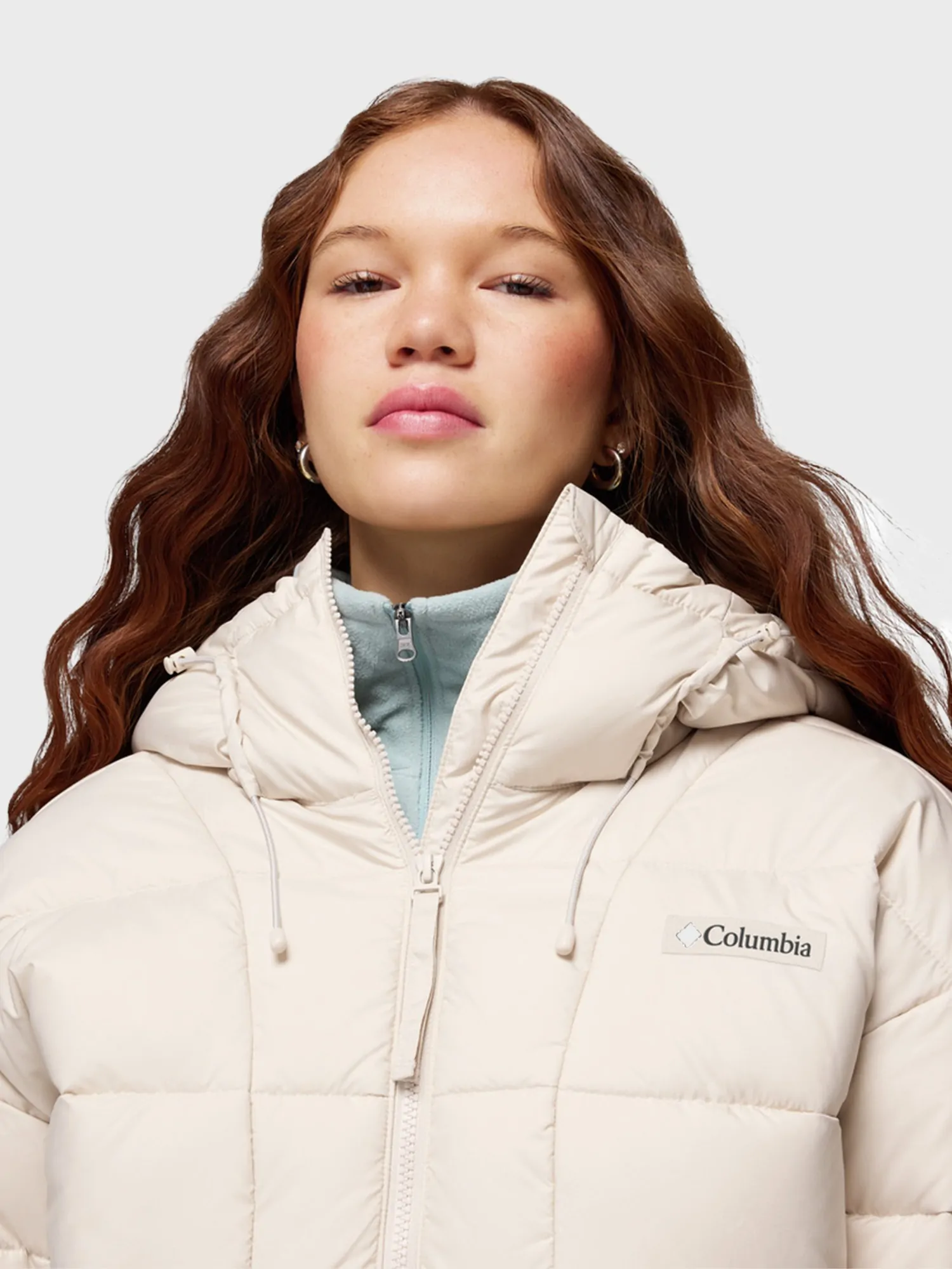 Куртка женская Columbia Pike Lake™ III Hooded Jacket бежевая
