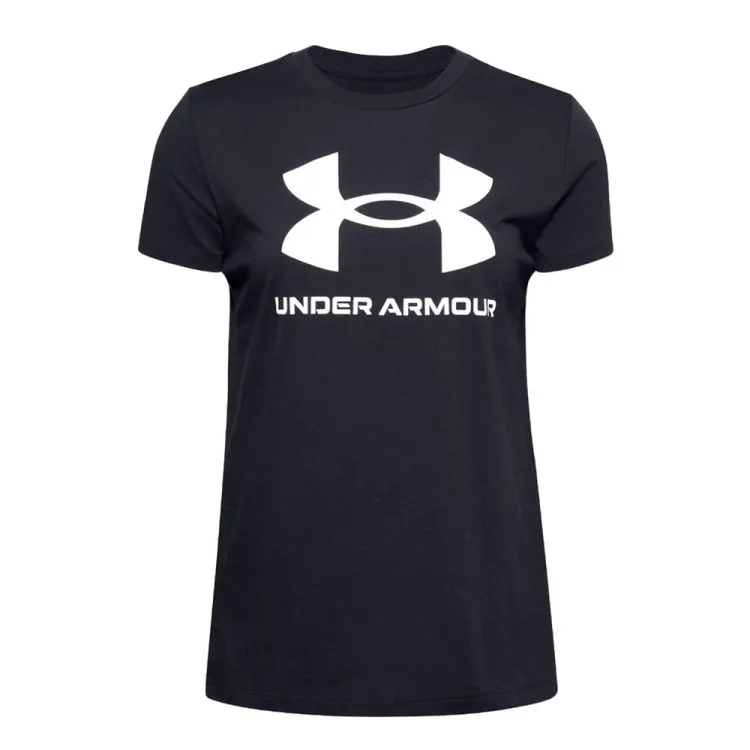 Футболка женская Under Armour UA W SPORTSTYLE LOGO SS черная