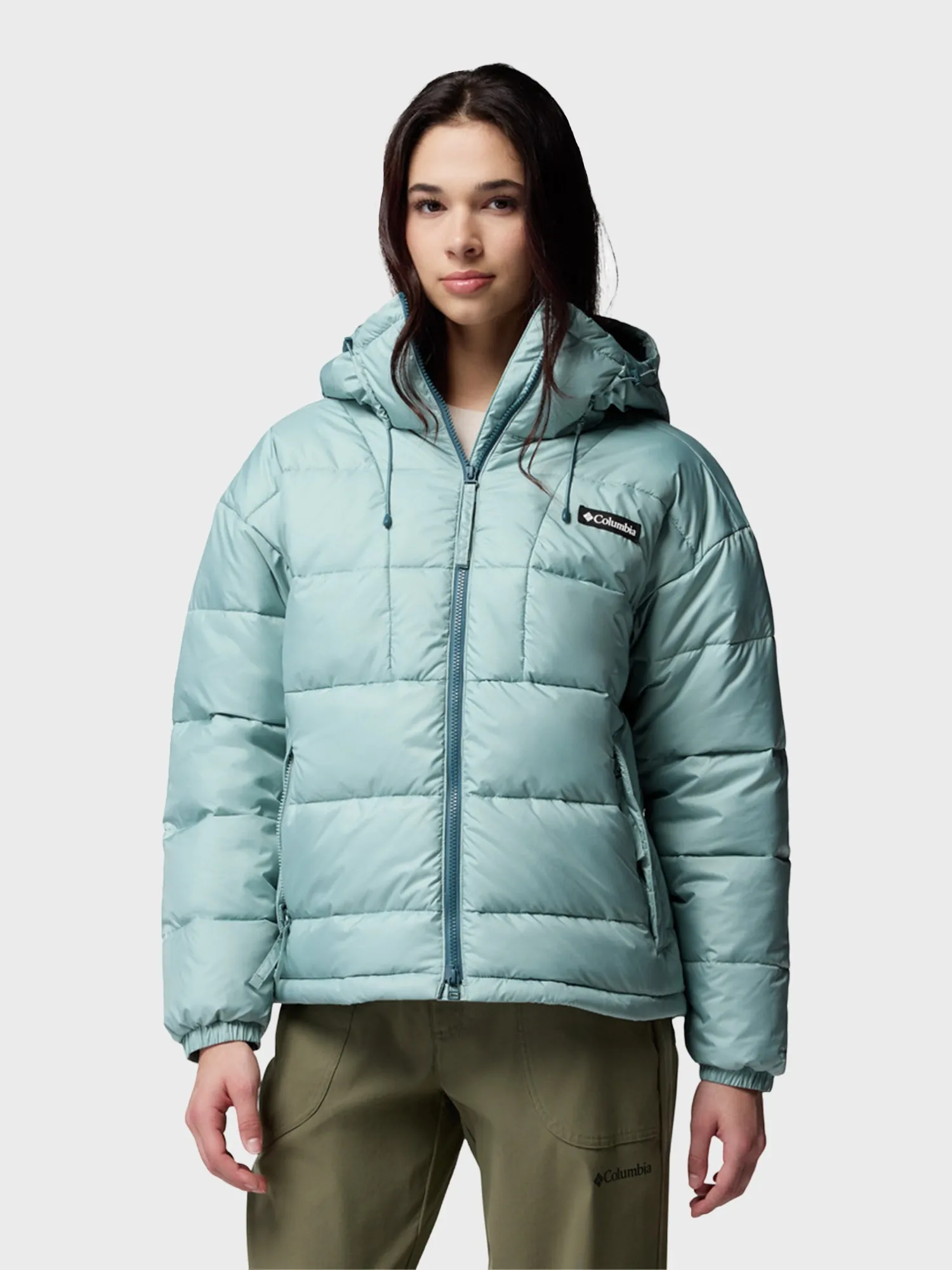 Куртка жіноча Columbia Pike Lake™ III Hooded Jacket бірюзова