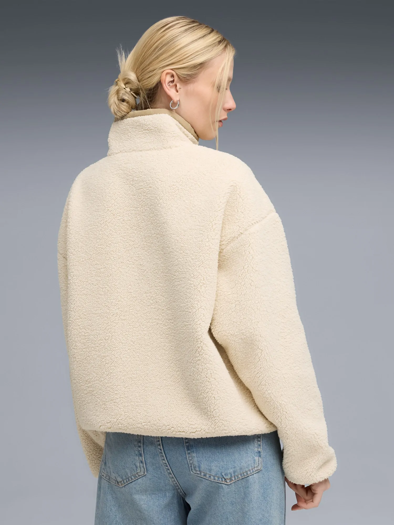 Куртка жіноча Puma Reversible Sherpa Jacket бежева 68838687 купити