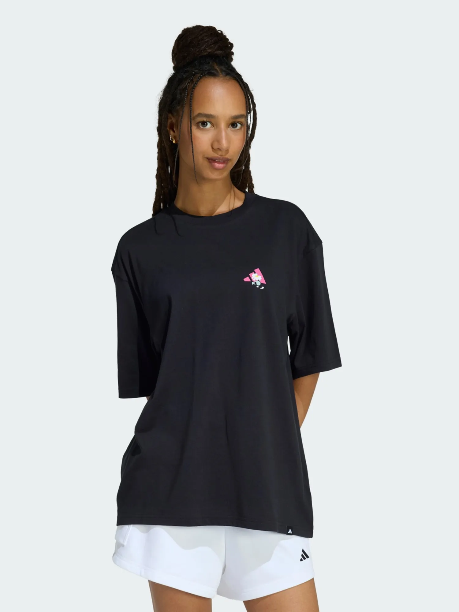 Футболка женская Adidas SOFT SIDE OS T черная KA5093 купить в