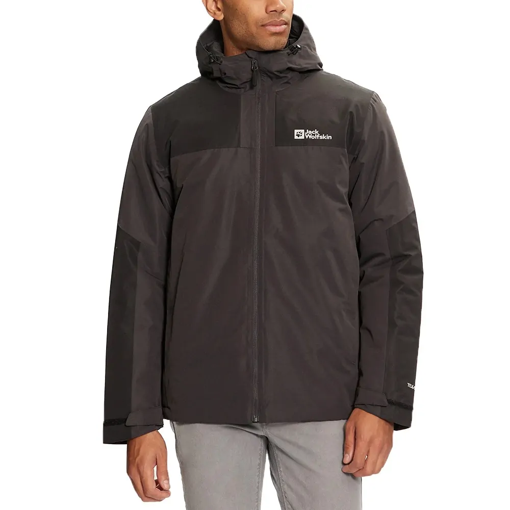 Куртка мужская Jack Wolfskin JASPER INS JKT M темно-серая A61872