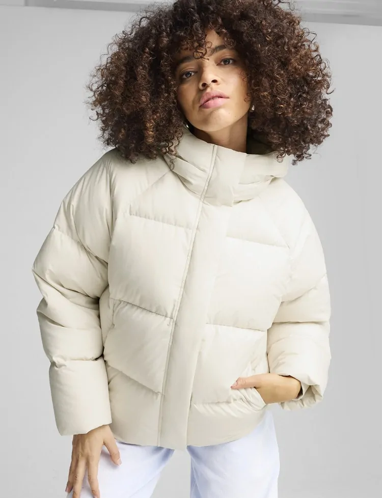 Куртка женская Puma Down Puffer Jacket молочная 62648787 купить в