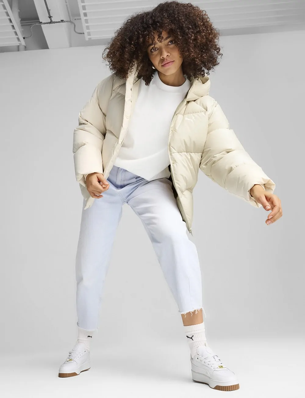Куртка жіноча Puma Down Puffer Jacket молочна 62648787 купити в