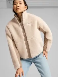 Куртка женская Puma Reversible Sherpa Jacket бежевая 62648867 Куртка женская Puma Reversible Sherpa Jacket бежевая 62648867